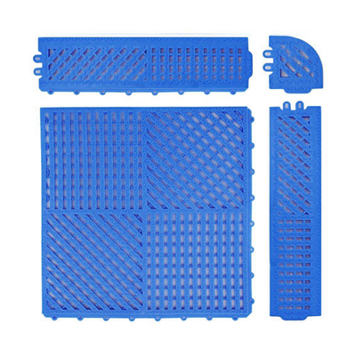 30x30 एंटी स्लिप पीवीसी फ्लोर मैट स्पास वेरैंडास इंटरलॉकिंग प्लास्टिक फ्लोर टाइल्स
